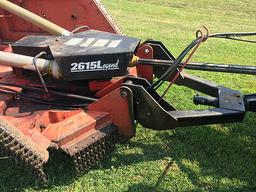 Bush Hog 2615 Legend 15' batwing mower, front and rear safty chains, 1000 PTO, laminated wheels.