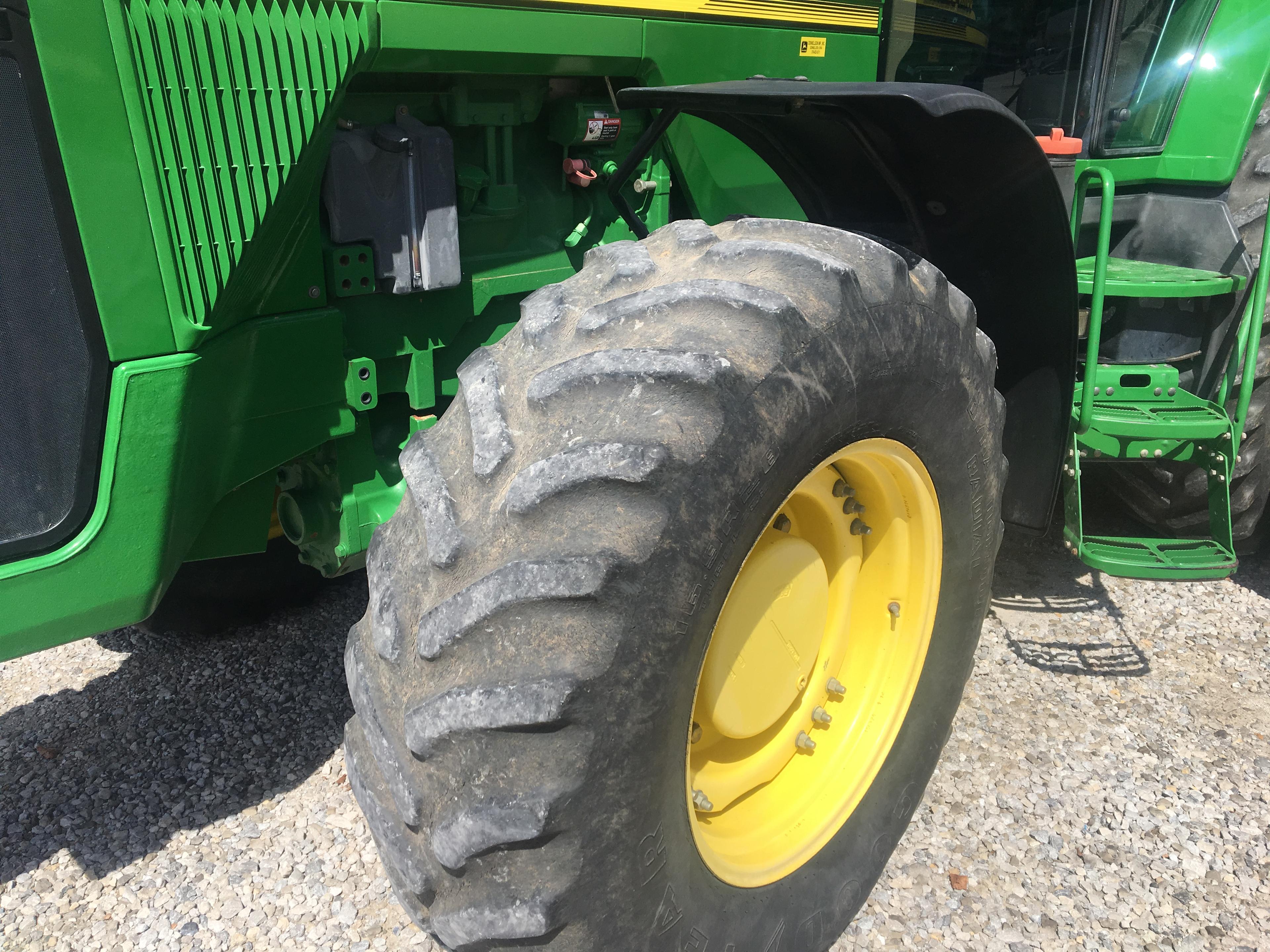 2000 JD 8110 4WD cab tractor, power shift, only 2603 one owner hours