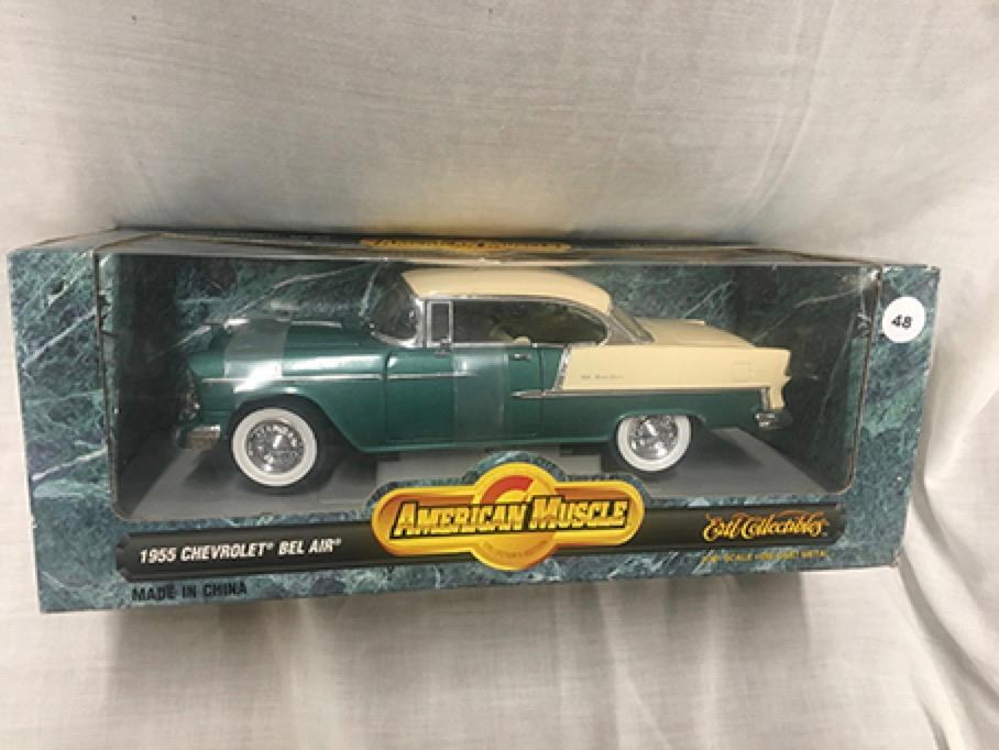 1955 Chevrolet Bel Air, 1:18 scale, Ertl, American Muscle