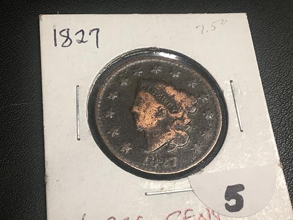 1827 Matron Head Large Cent