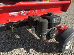 Country Tuff 35 ton horizontal & vertical gas powered log splitter, used little