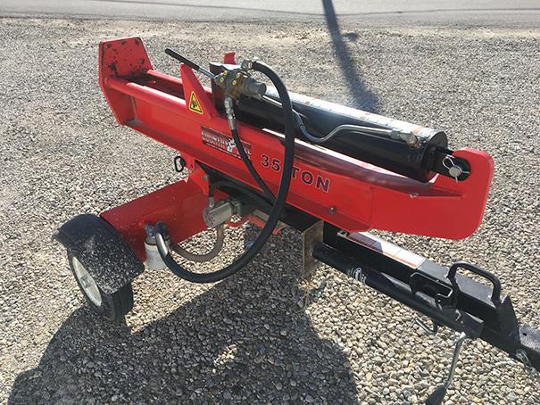 Country Tuff 35 ton horizontal & vertical gas powered log splitter, used little