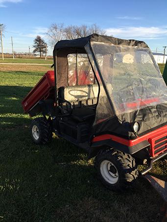 Kawasaki 2510 RTV, Hydraulic Dump Bed, Good Tires, (Consigned by Carl Trueblood 660-341-7392)