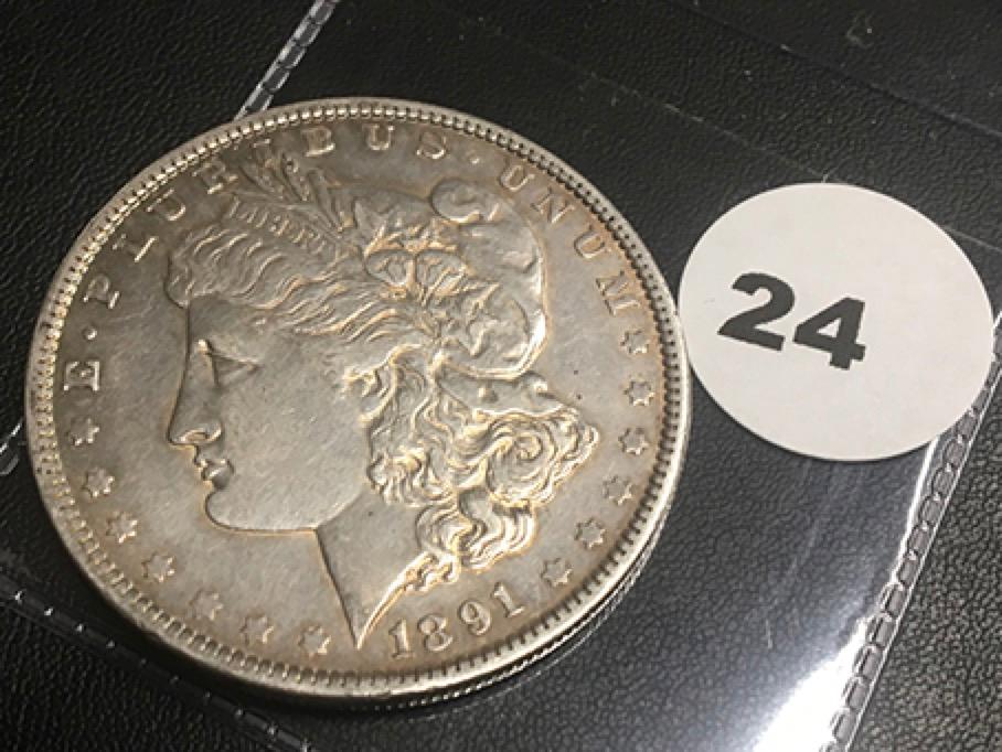 1891 Morgan Dollar