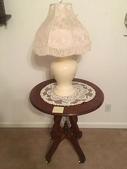 Table and Lamp