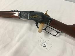 The John Wayne Tribute Rifle, #500 of 3500, Model 1873, 45 Colt, Gold Highlights S#W25461