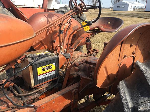 AC WD-45, WF, Snap Coupler, 14.9-28 Tires, Runs (Consigned by Rodney Nichols 660-956-3414)