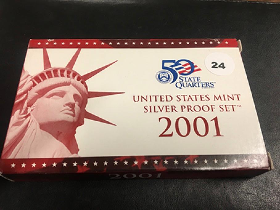 2001 Silver Proof Set