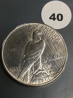 1935 Peace Dollar BU