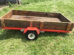 NuWay Single Axel 4x8 ft Utility Trailer