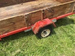 NuWay Single Axel 4x8 ft Utility Trailer