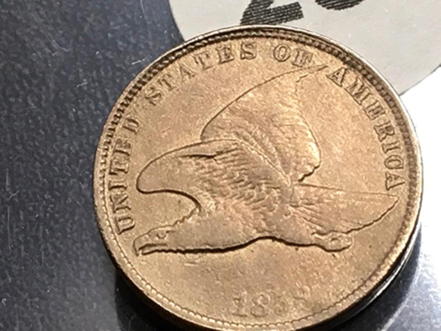 1858 SL Flying Eagle Cent