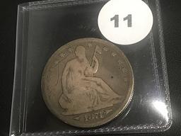 1874 Seated Half Dollar