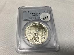 2001-D Buffalo 1oz PCGS MS70