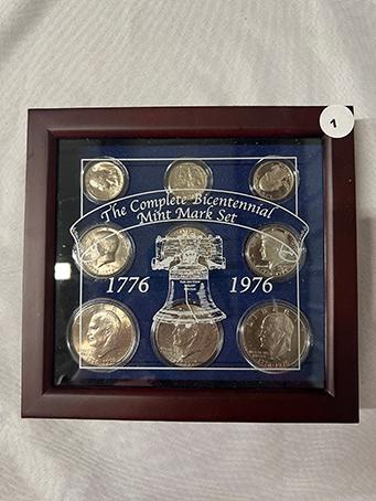 1776-1976 9-Coin Bicentennial Mint Mark Set