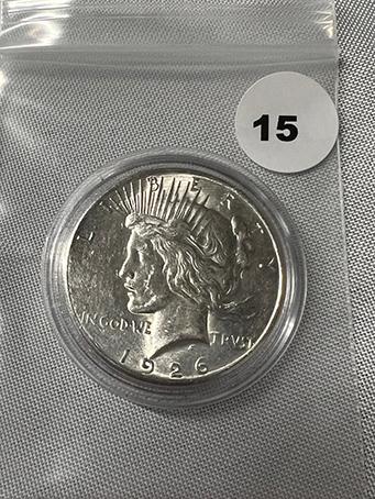 1926-S Peace Dollar AU