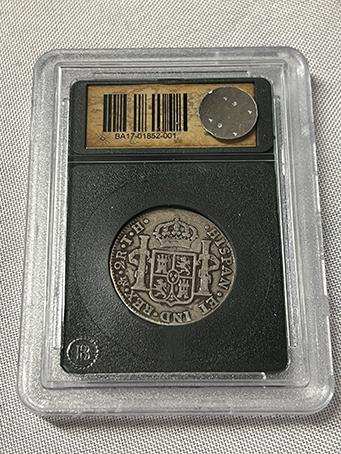 1809 Spanish 2 Reales The First "Bit" Coin Authenticated VG
