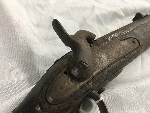 Old Cap and Ball Rifle (no markings visible)