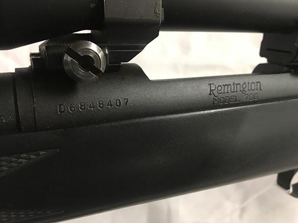 Remington Model 700, 30-06cal, S#D6848407, Sells w/ Bushnell Scope & Sling