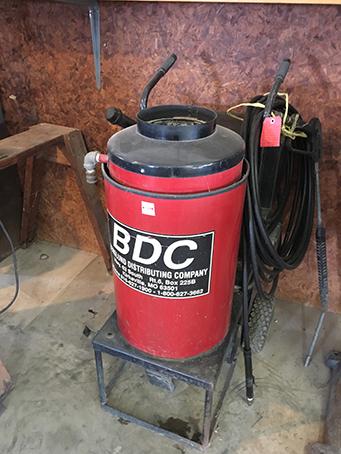 BDC hot water power washer