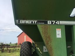 Brent GC874 auger cart, 30.5L-32 tires, S#874321