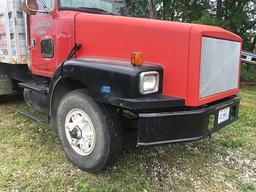 1990 GMC/Volvo Eaton Fuller 9 spd. Trans, Detroit engine, 18 ft. aluminum bed and hoist