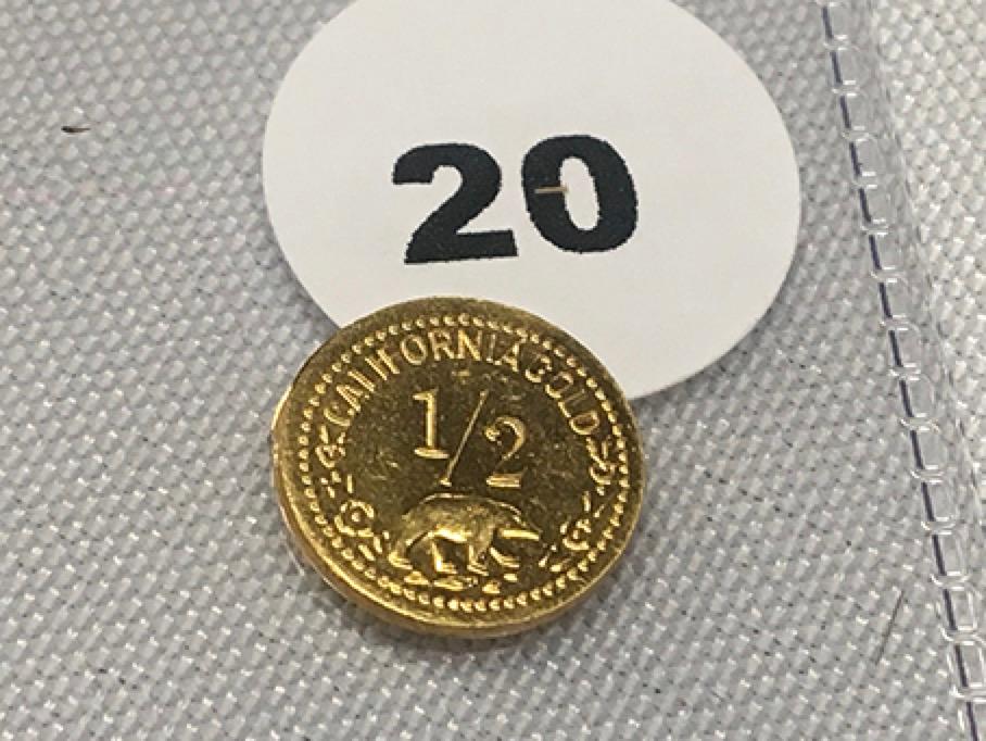 1852 1/2 Cal. Gold