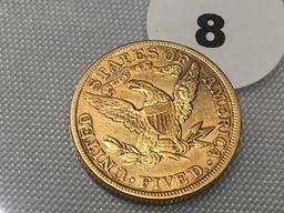 1900 Liberty Head $5 Gold