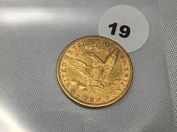 1907-S Coronet Head $10 Gold Eagle
