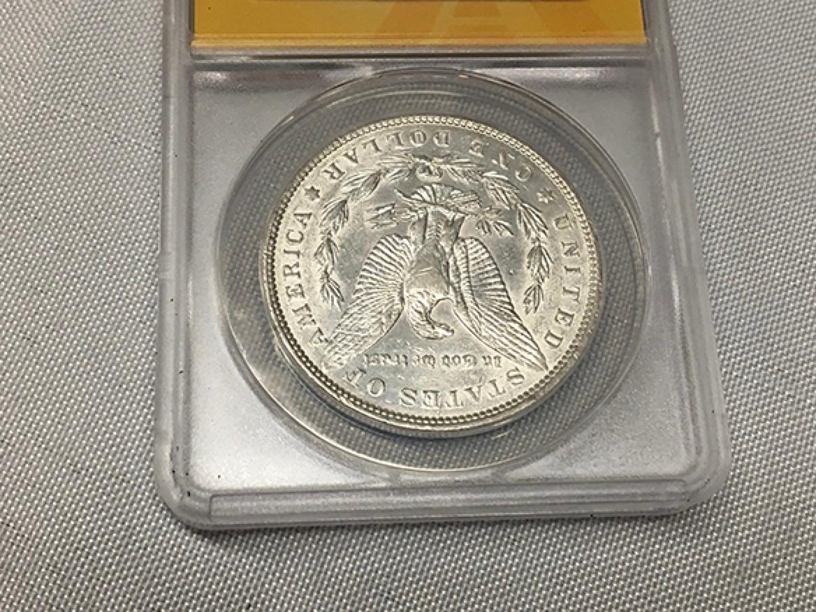 1889 Morgan Dollar ANACS, AV-50