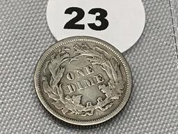 1875-S Seated Dime