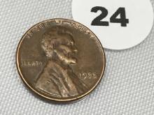 1955 Lincoln Cent