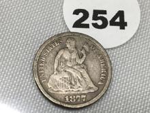 1877-S Seated Dimes