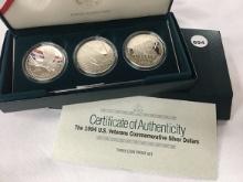 1994 Veterans Comm. 3 pc Proof Coins (90% Silver)