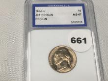 1954-S Jefferson Nickel IGS MS67