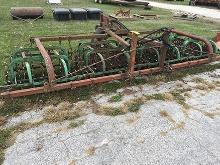 JD 14 ft. (4 Section) Rotary Hoe w/Cart, Hyd. Lift
