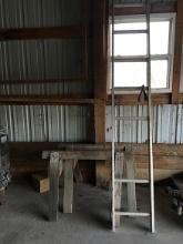 12 ft. Alum Ladder, Saw Horses