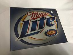 16  x 11 in. Miller Lite Circa 2002 Sign