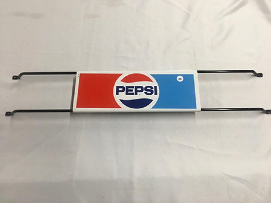 30 in. Pepsi Door Push, Stout Sign Co., PM1138