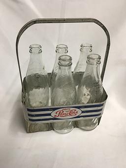 Pepsi Cola Bottles and Carrier