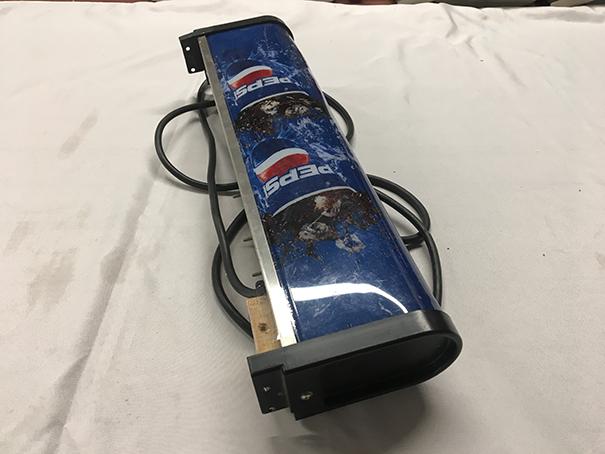 23 1/2  x 6 in. Pepsi Lighted Sign