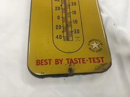 10 x 25 1/2 in. Vintage Royal Crown Cola Thermometer