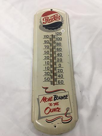 8  x 27 in. Vintage (M165-USA) Pepsi Cola Thermometer