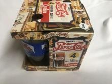 (4) Pepsi Cola 8 oz. Glass Set