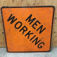 48  x 98 in. Men Working Sign