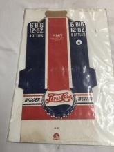 Vintage Pepsi Cola Cardboard Carrier
