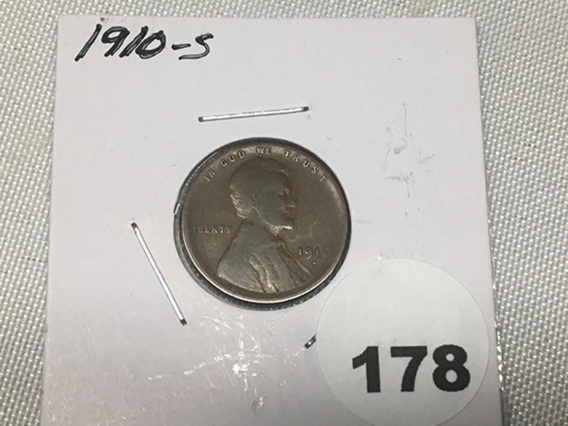 1910-S Lincoln Cent