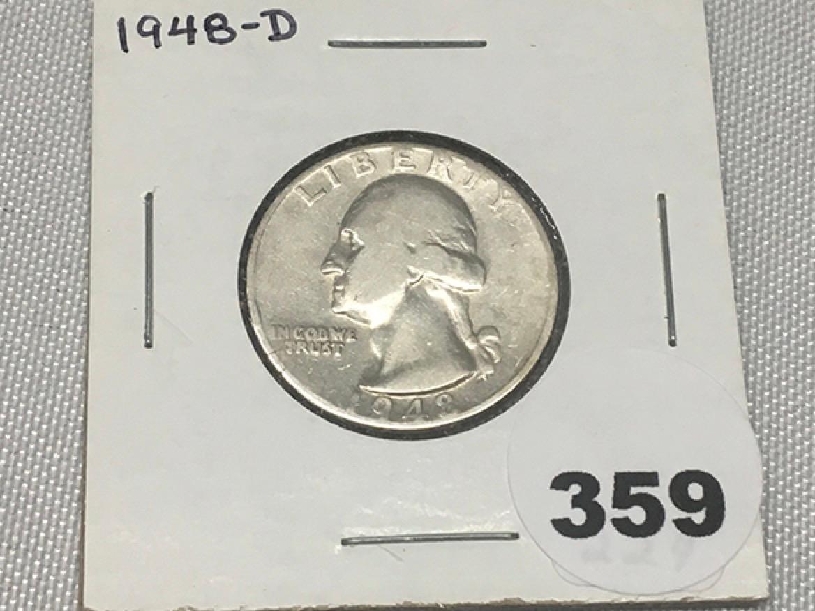 1948-D Washington Quarter