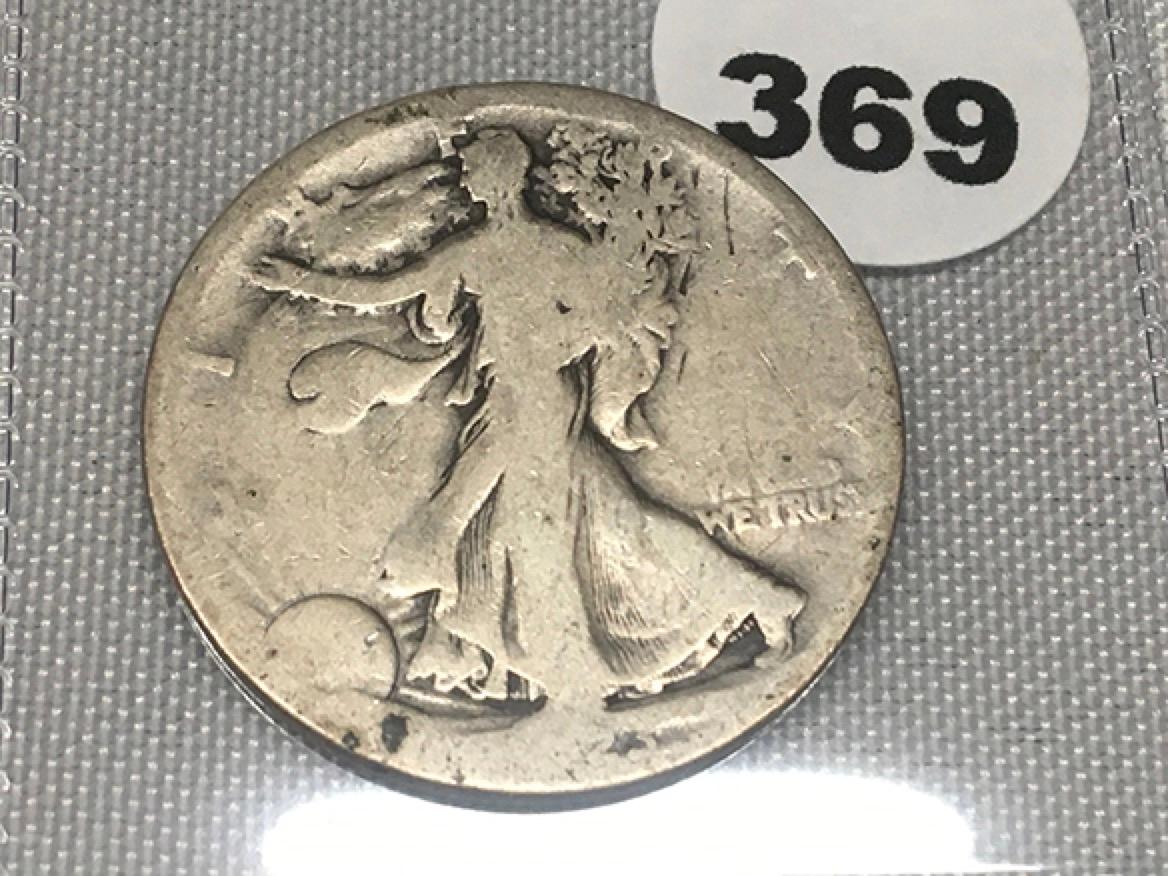 1923-S Walking Liberty Half dollar