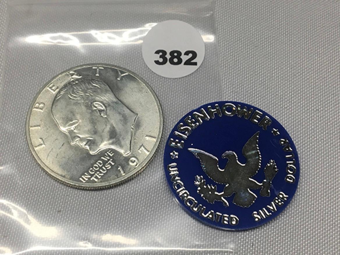 1971-S Unc Silver Eisenhower Dollar